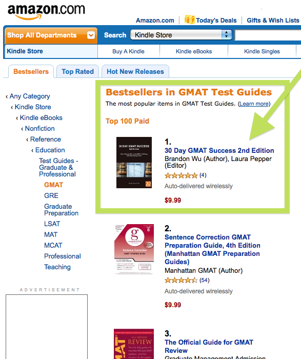 30 Day GMAT Success - Bestseller in GMAT Test Guides